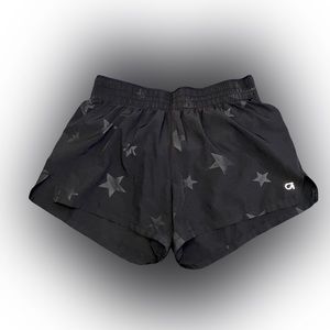 GAP BLACK REFLECTIVE STAR ATHLETIC SHORTS // SIZE XS⭐️